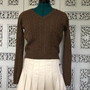Like New Brandy Melville soft brown knit sweater.